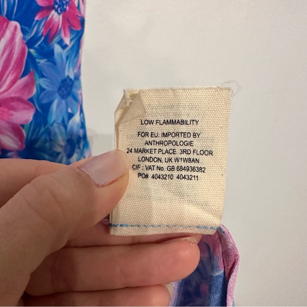 Kachel Anthropologie Vivian Floral Silk Slip Bias Maxi Dress 4 - Picture 8 of 9